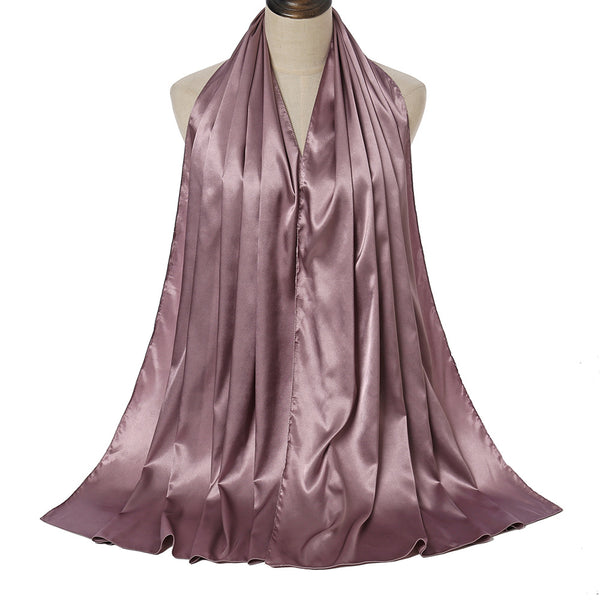 Pañuelo de Satén Monocromático Perla - Elegancia Pura - Image 5