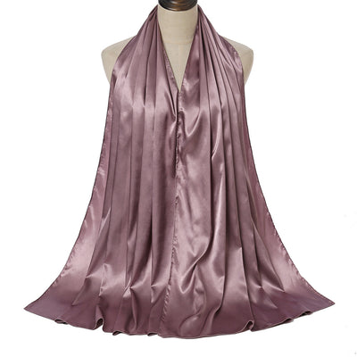 Pañuelo de Satén Monocromático Perla - Elegancia Pura - Image 5