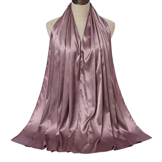 Pañuelo de Satén Monocromático Perla - Elegancia Pura - Image 5
