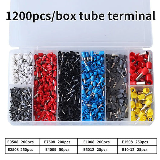 Kit Profesional de Crimping 1200 Piezas con Terminales Tipo Tubo Manual - Image 16
