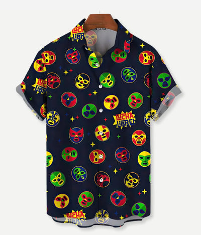 Camisa Hawaiana Estampada para Hombre - Estilo Vacacional Playa - Image 3