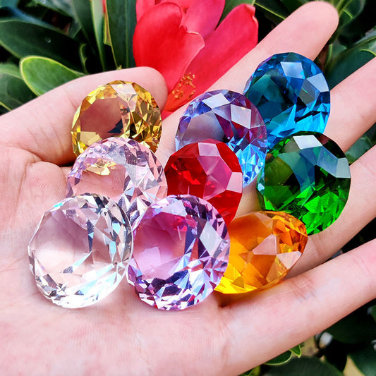 Caja de Gemas de Cristal de 10 Colores - Estuche Organizador de 10 Compartimentos