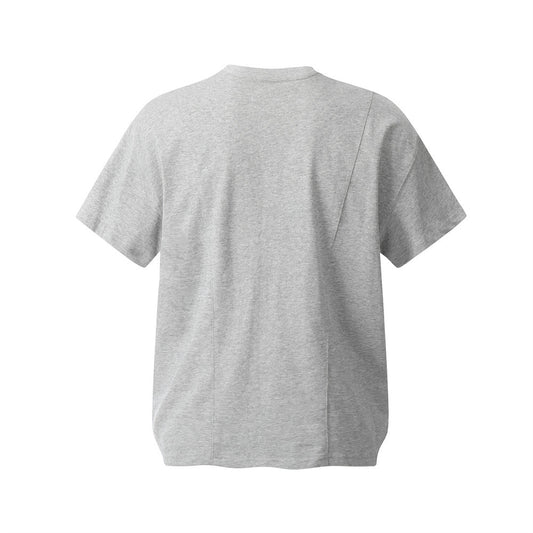 Playera Hombre Manga Corta con Cierre Decorativo en Color Sólido - Image 2