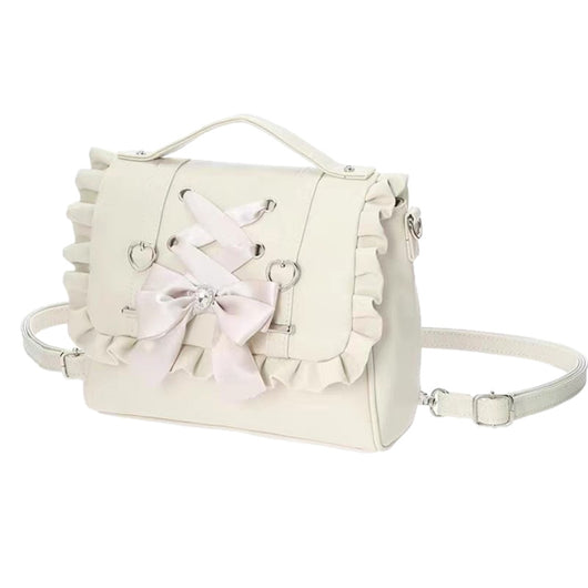Bolsa Lolita con Moño Love - Mochila Convertible de Mano, Hombro y Bandolera - Image 6