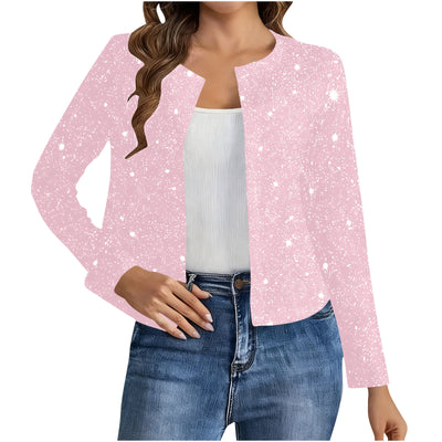 Cardigan Elegante con Detalles en Dorado para Mujer - Image 4