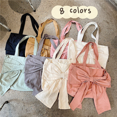 Bolsa de Lona con Moño - Estilo Personalidad Fashion - Image 8
