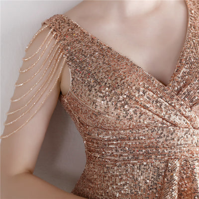 Vestido de Gala Reina Aura con Lentejuelas Largas - Image 17