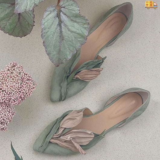 Zapatos Planos de Diseño Estético con Pétalos - Image 12