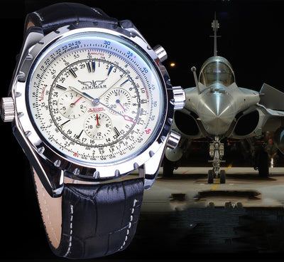 Reloj Automático Multifuncional para Hombre con Cristal Azul - Estilo Casual Mecánico - Image 7