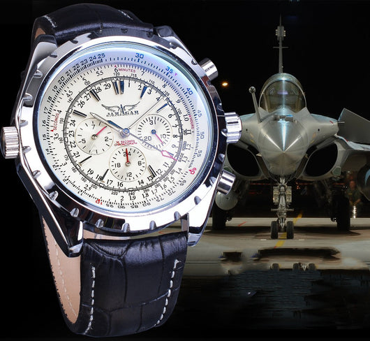 Reloj Automático Multifuncional para Hombre con Cristal Azul - Estilo Casual Mecánico - Image 7
