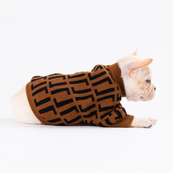 Suéter Abrigo para Perro con Letras de Moda
