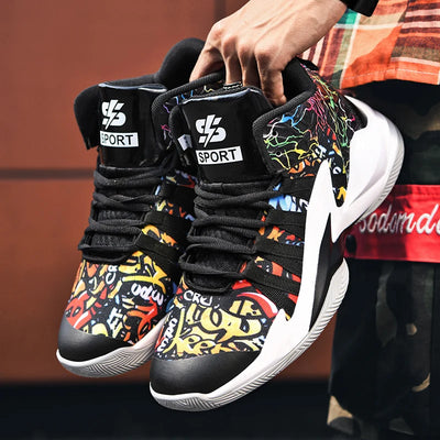 Zapatillas de Baloncesto Blancas Altas para Hombre - Image 11