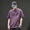 Camiseta Morada Manga Corta para Hombre - Verano