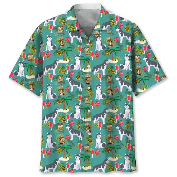 Camisa Vintage Estampada para Hombre - Estilo Fresco para el Verano