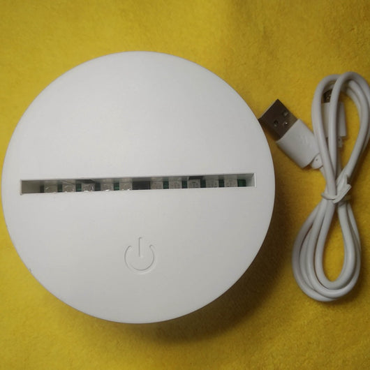 Lámpara de Escritorio LED Acrílica con Control Remoto y Carga USB - Image 3