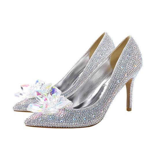 Tacones Altos de Mujer con Cristales Brillantes - Diseño Elegante - Image 4