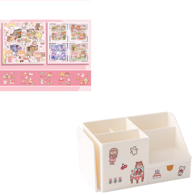 Organizador de Escritorio Creativo para Estudiantes - Porta Lápices Moderno - Image 7