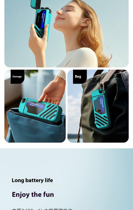 Parlante Bluetooth Portátil K18 con Micrófono para Familia - Image 11