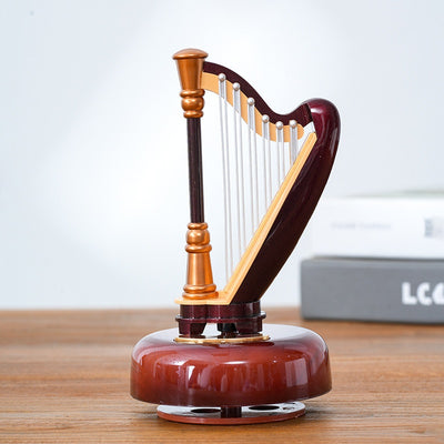 Caja de Música Giratoria con Violín - Instrumento Musical Decorativo