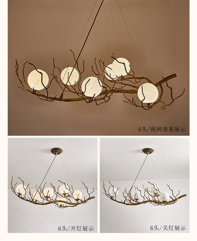 Lámpara Colgante Artística Tea Art para Tiendas de Moda Creativa - Image 12