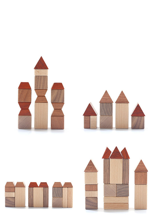 Juego de Construcción Ferrocarril Urbano - Puzzle de Madera Educativo para Niños - Image 12