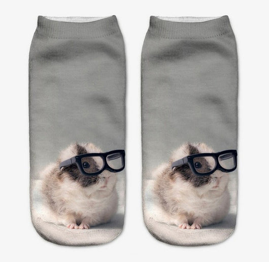 Calcetines Estampados con Patrón de Gatos Adorables - Image 6