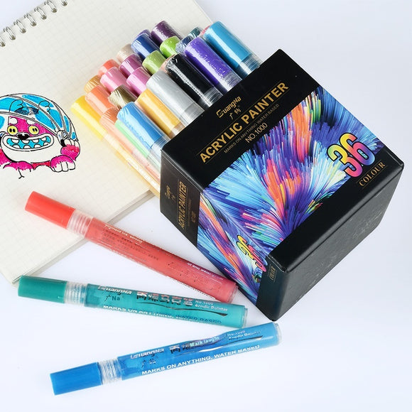 Set de 48 Marcadores Acuarela para Cerámica y Graffiti DIY
