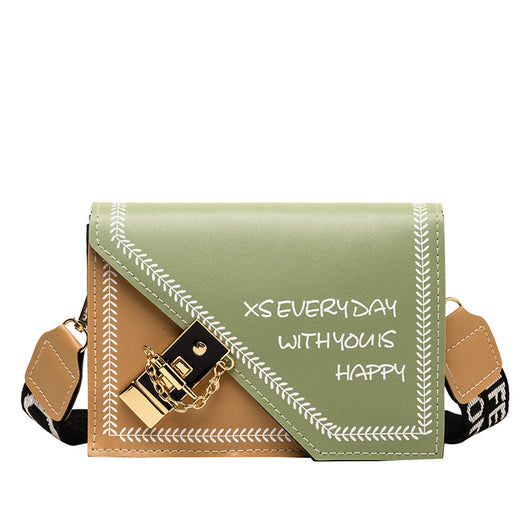 Bolso de Hombro con Correa Ancha y Letras - Image 10