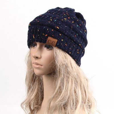 Gorro Tejido de Moda para Dama Multicolor Cálido - Image 4