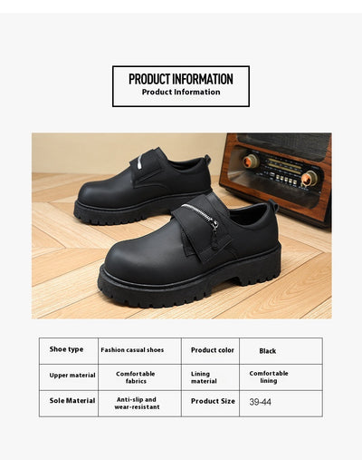 Zapatos Casuales de Plataforma en Cuero para Hombre - Image 12