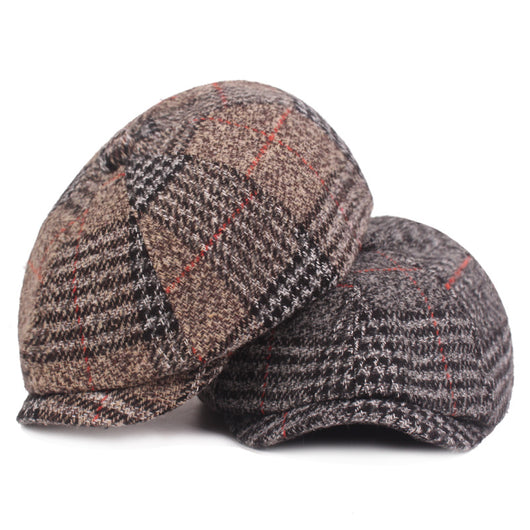 Boina Cuadrille Gruesa para Hombre Otoño e Invierno - Image 12