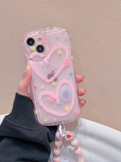 Funda para Celular Love Air Cushion con Cadena - Image 7