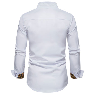Camisa Manga Larga Combinada para Hombre - Image 23