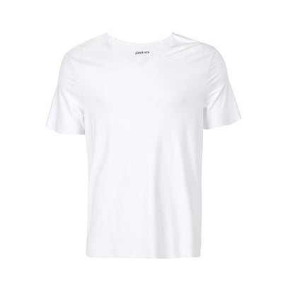 Playera Casual Modal de Manga Corta Color Sólido para Hombre - Image 5