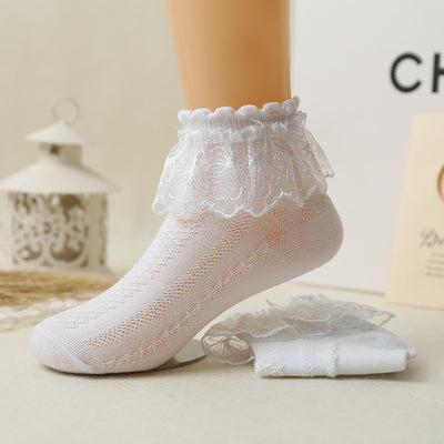 Calcetines de Encaje Fino para Niñas - Colección Verano - Image 2