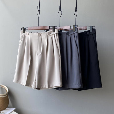 Pantalones Anchos Estilo Coreano con Drapeado Fluido - Image 5
