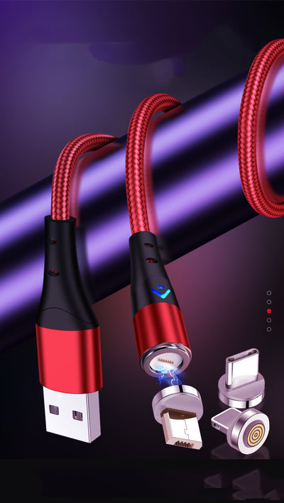 Cable Magnético Rotativo de Carga Rápida 3A con Transmisión de Datos - Image 33