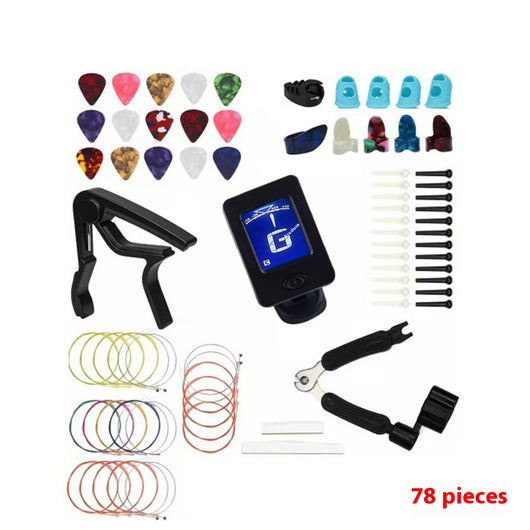 Kit Completo de Accesorios para Guitarra - Púas, Cuerdas y Estuche - Image 19