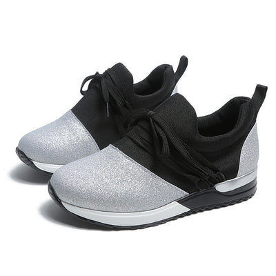 Tenis Casuales para Mujer con Estampado de Serpiente y Cordones - Image 14