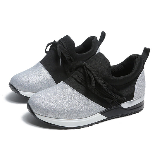 Tenis Casuales para Mujer con Estampado de Serpiente y Cordones - Image 14