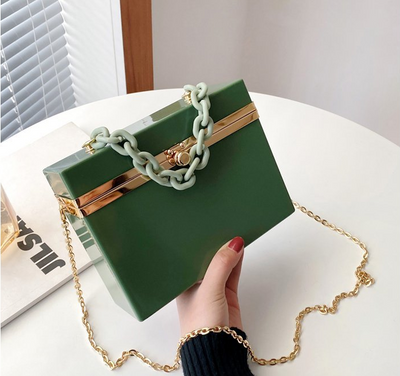 Bolso de Mano Candy Color con Cadena - Clutch Elegante para Eventos - Image 11