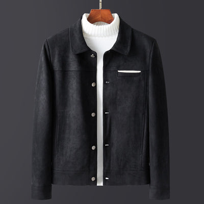 Chaqueta de Pana para Hombre Cuello Solapa Ajustada - Image 9