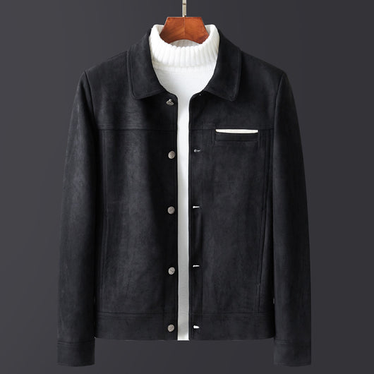 Chaqueta de Pana para Hombre Cuello Solapa Ajustada - Image 9