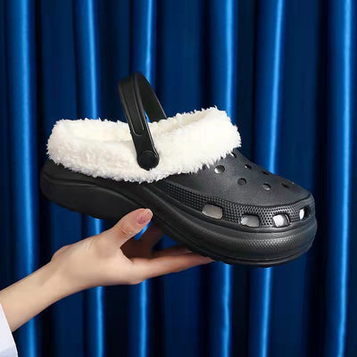 Pantuflas Invierno Mujer con Suela Gruesa y Velludo Desmontable - Image 5