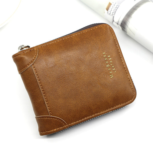 Billetera Corta para Hombre con Cierre y Monedero - Image 11