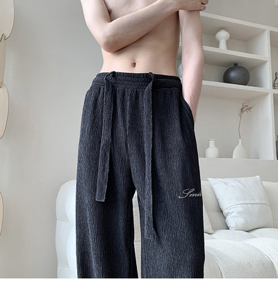 Pantalones Anchos Plisados Holgados - Image 10