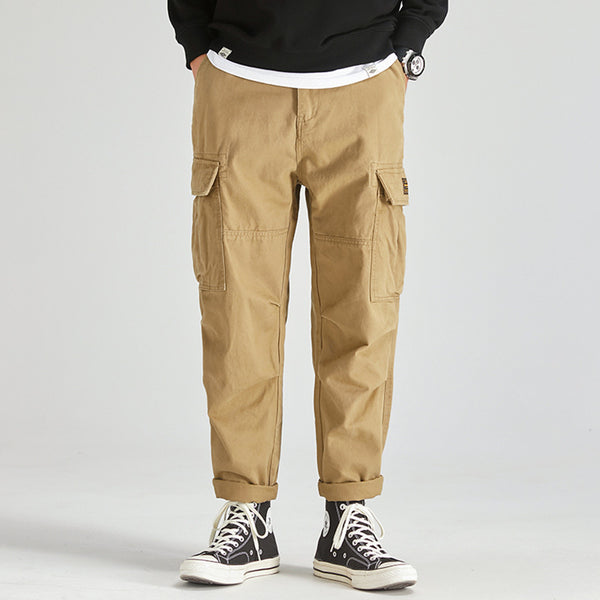 Overol Holgado Casual para Hombre con Bolsillos Amplios