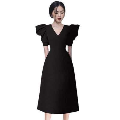Vestido Negro Retro de Diseño Exclusivo - Elegancia Atemporal - Image 9