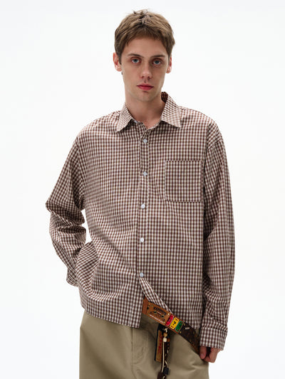 Camisa de Cuadros Clásica Americana de Manga Larga Unisex - Image 7