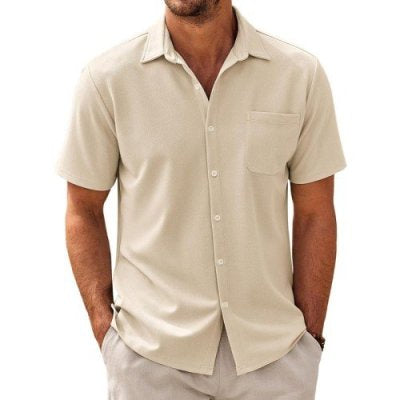 Cardigan Corto Talla Grande para Hombre